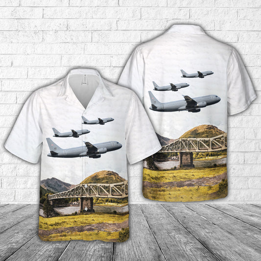 Hungarian Air Force 605 Airbus A319-100 Hawaiian Shirt