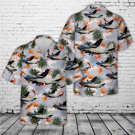 Lithuanian Air Force Alenia C-27J Spartan Hawaiian Shirt