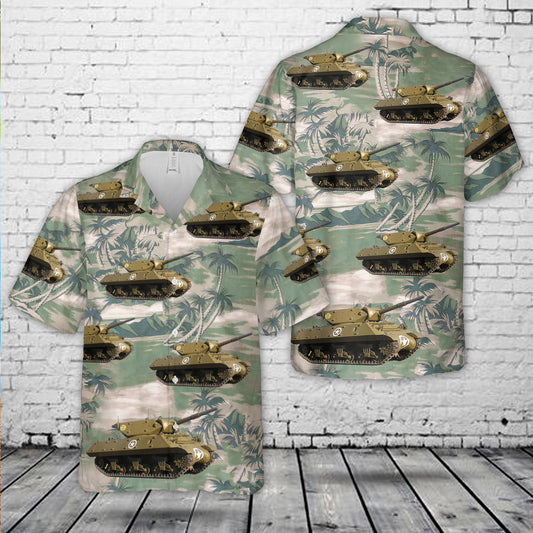 M10 tank destroyer WWII Hawaiian Shirt