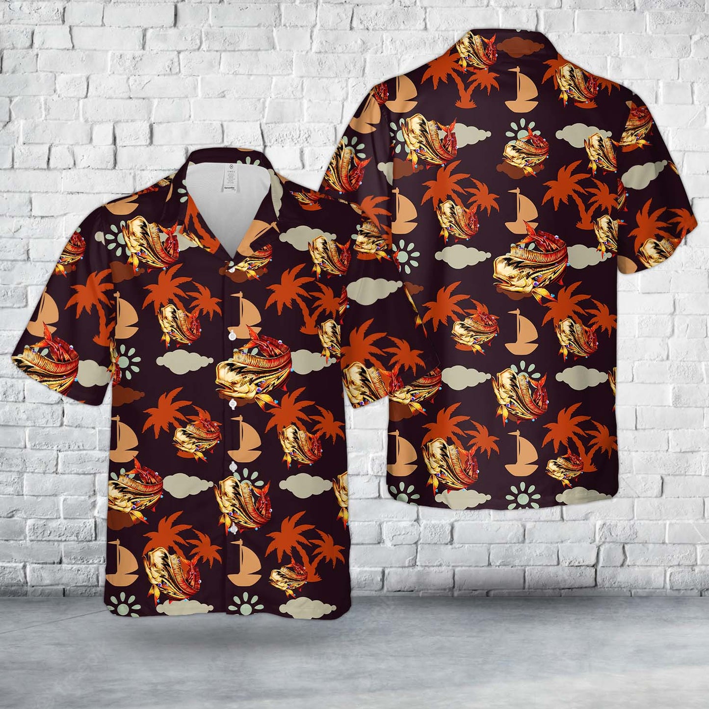 Mahi Hot Rod Fish Hawaiian Shirt