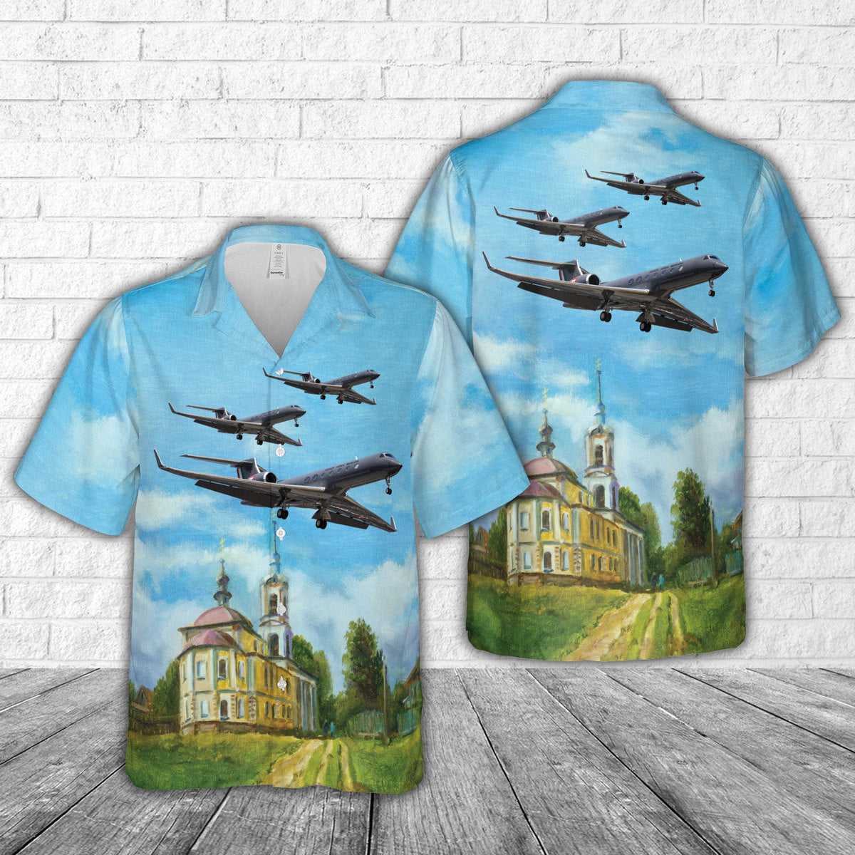 Mexican Air Force Gulfstream G550 Hawaiian Shirt