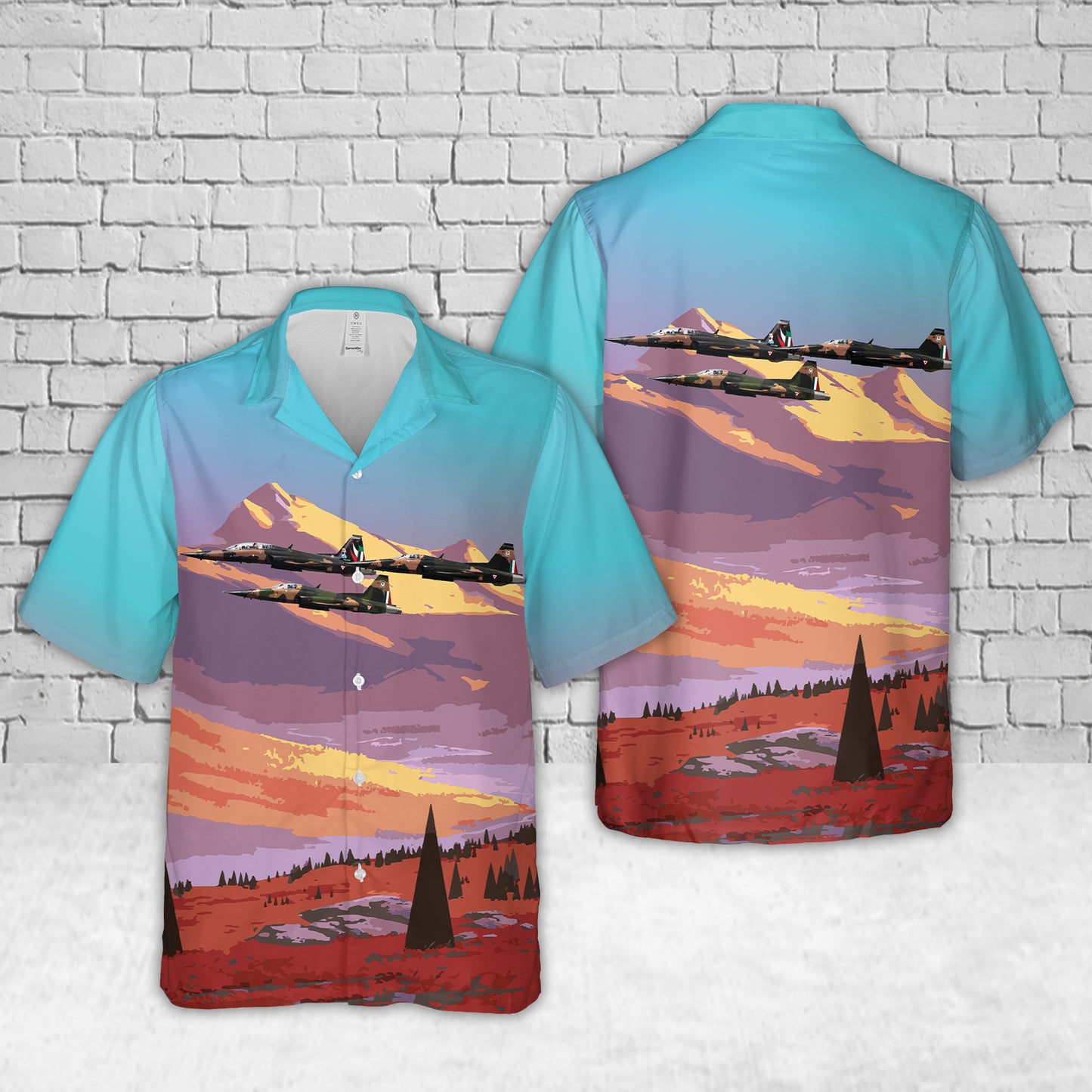 Mexican Air Force Northrop F-5F Tiger II Hawaiian Shirt
