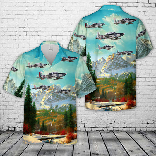 Mexican Navy Beechcraft T-6C Texan II Hawaiian Shirt