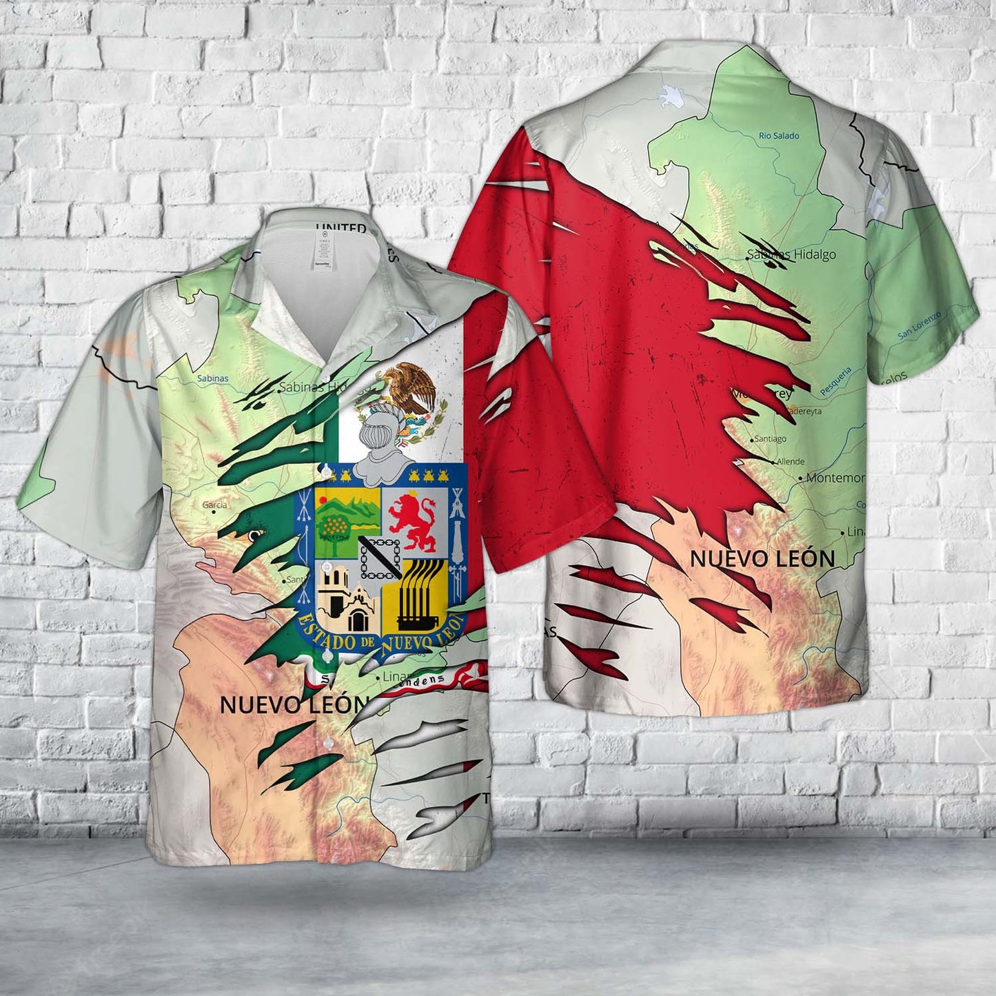 Mexico Nuevo León Hawaiian Shirt