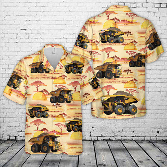 Mining Truck Hawaiian Shirt