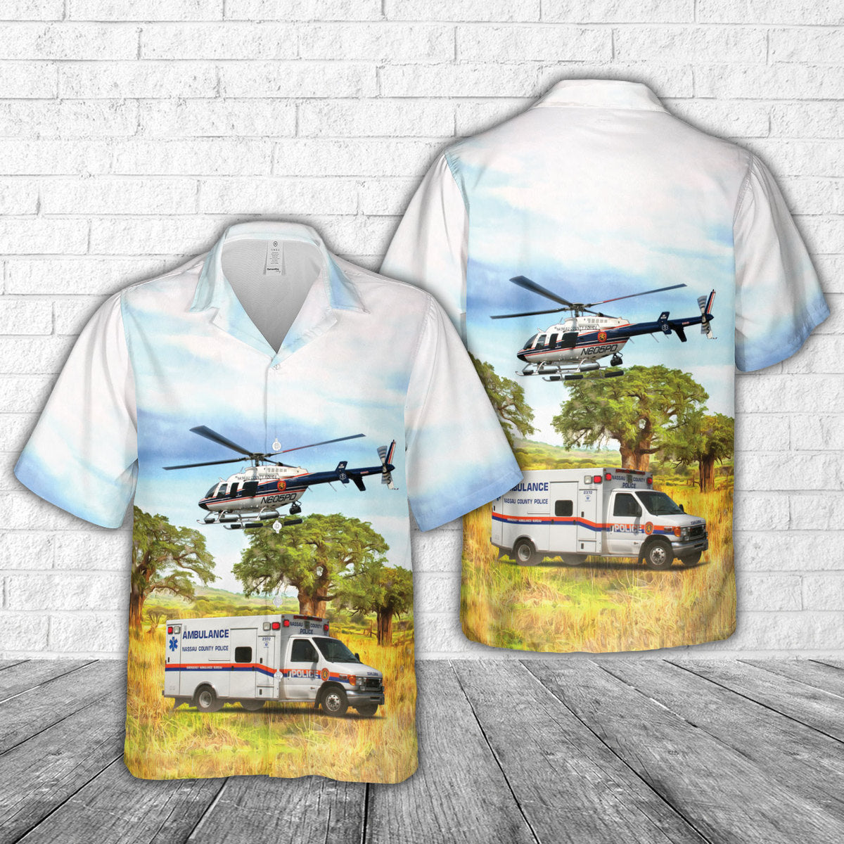 Nassau County Police, New York Hawaiian Shirt