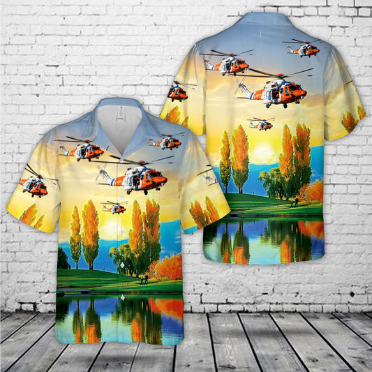 Netherlands Coast Guard (Bristow Helicopters) Agusta-Westland AW-189 Hawaiian Shirt