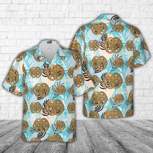 Netherlands Military Beret Badge Intendance Hawaiian Shirt