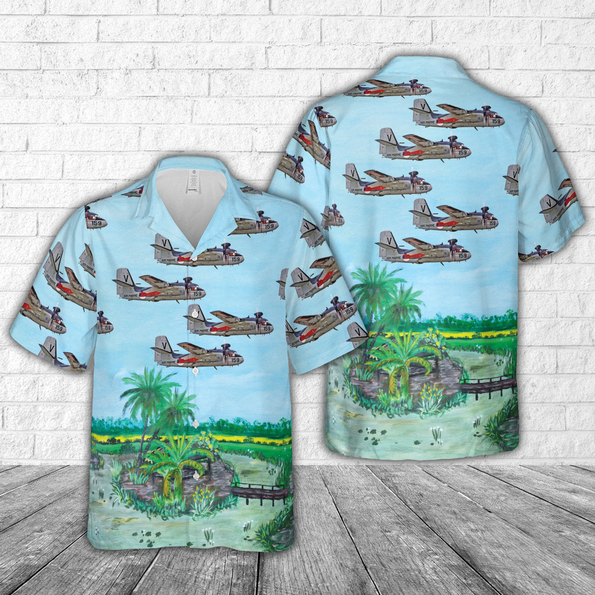 Netherlands Navy Grumman US-2N Tracker 159 Hawaiian Shirt
