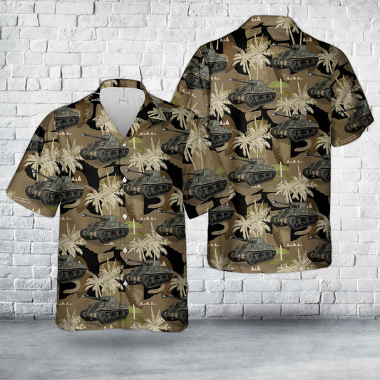 New Zealand Army M4 Sherman Firefly Mk.VC “Dopo voi”, 19th Armoured Regiment, 4th Armoured Brigade In WWII Hawaiian Shirt