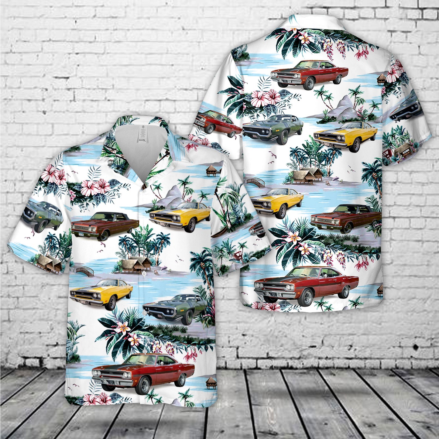 Plymouth GTX Hawaiian Shirt