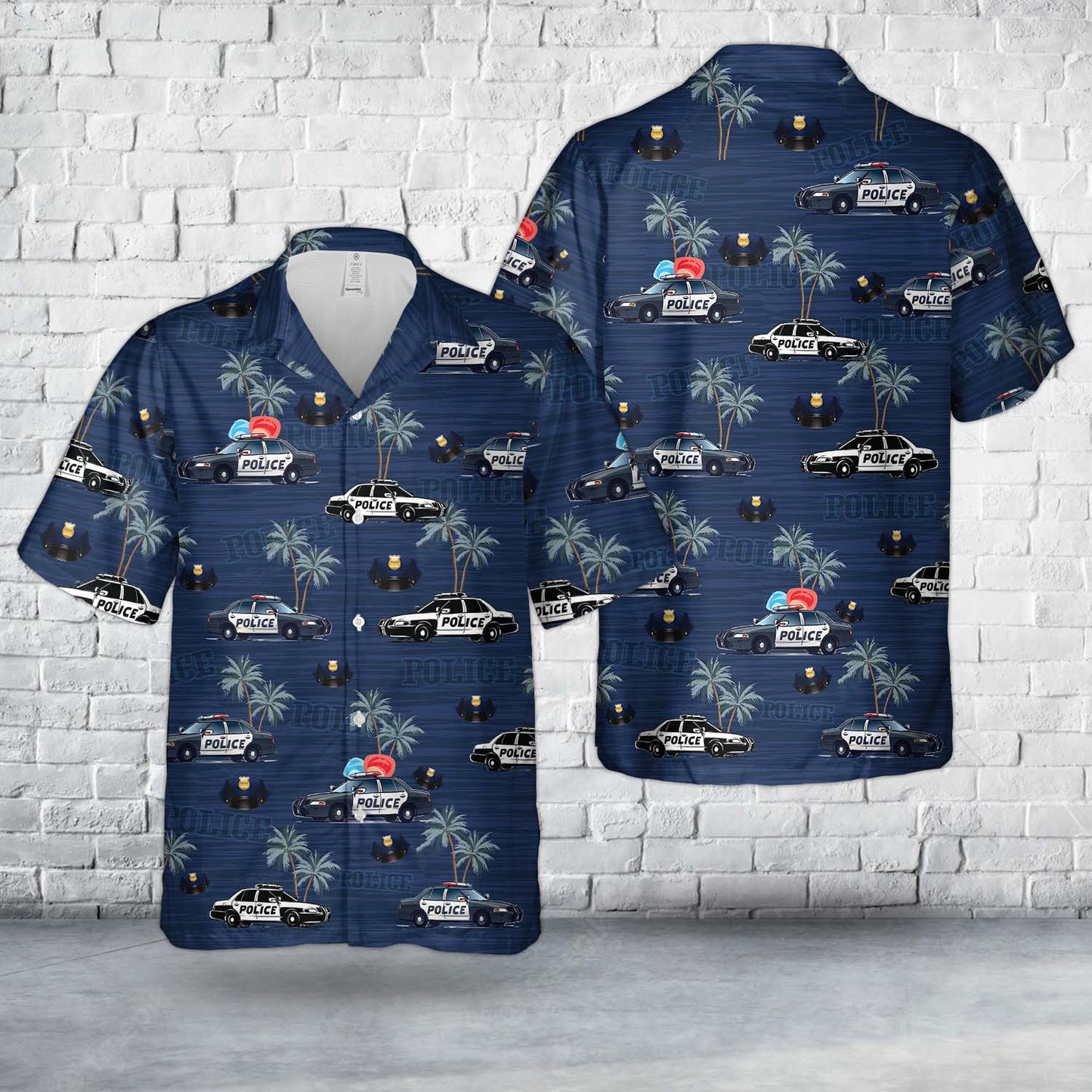 Police Hawaiian Shirt