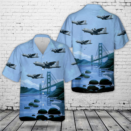 Polish Air Force C-130 Hawaiian Shirt