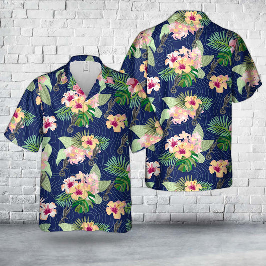 Polish "Odznaka Spadochronowa" Foreign Jump Wings Hawaiian Shirt