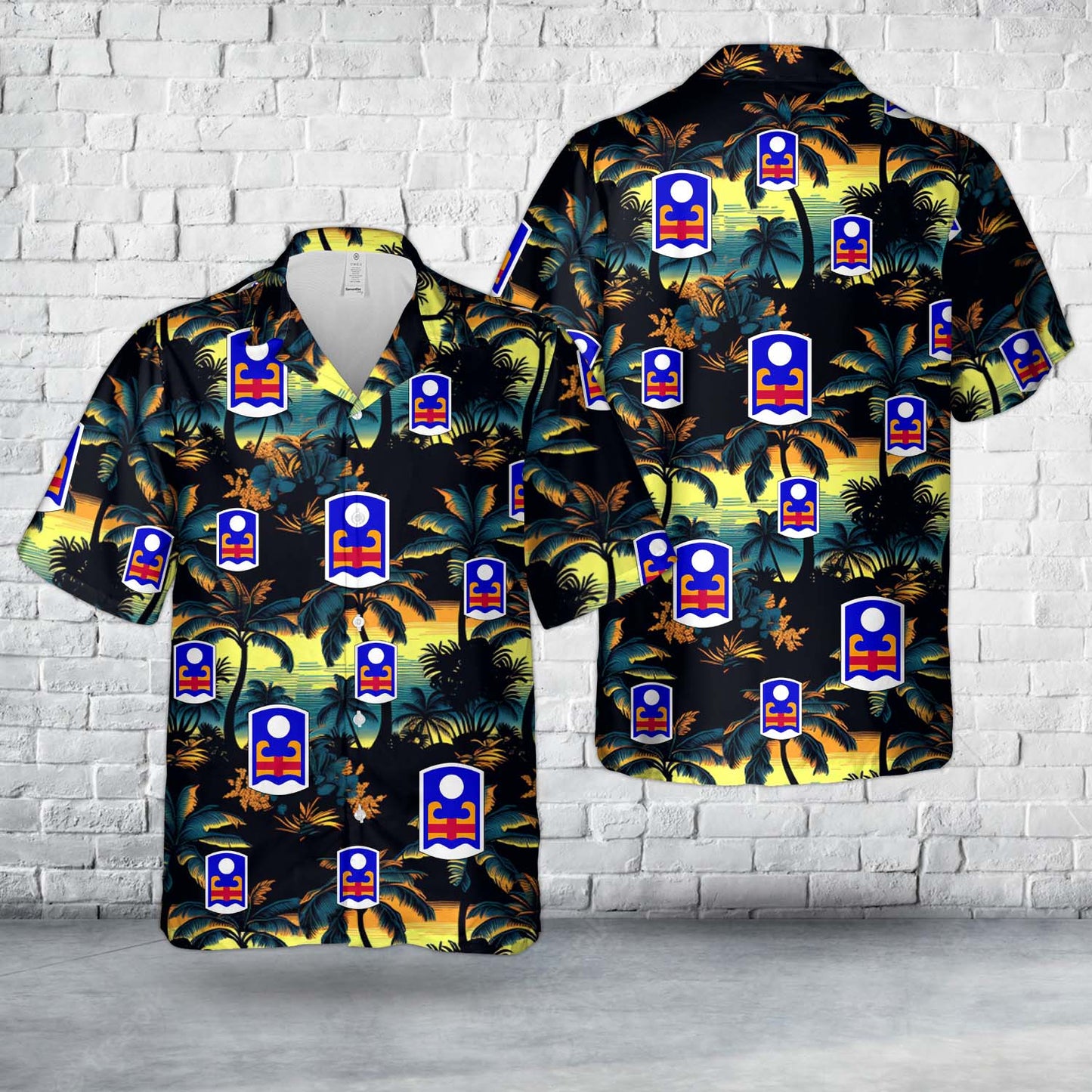 Puerto Rico Army National Guard, 92nd Military Police Brigade (92nd MP Bde) Hawaiian Shirt