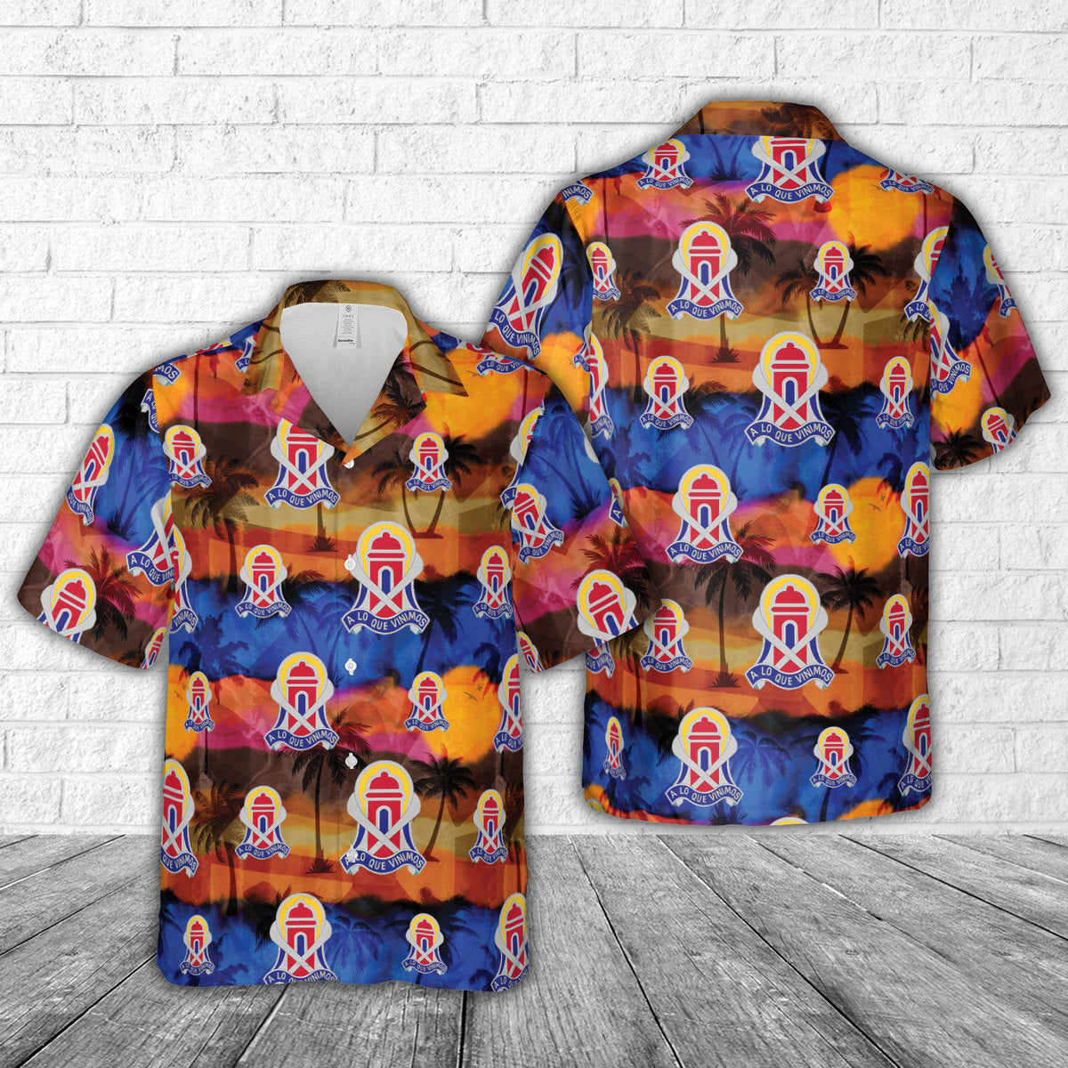 Puerto Rico Army National Guard, 92nd Military Police Brigade (92nd MP Bde) Hawaiian Shirt