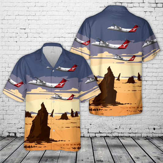 QantasLink (Eastern Australia Airlines) Bombardier Dash 8-Q315 Hawaiian Shirt