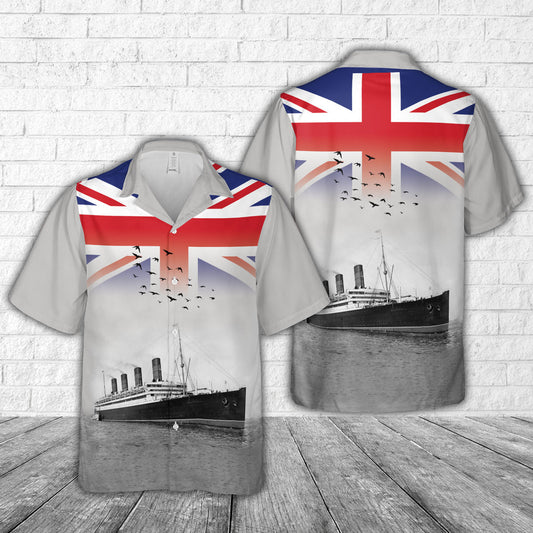 RMS Aquitania Hawaiian Shirt