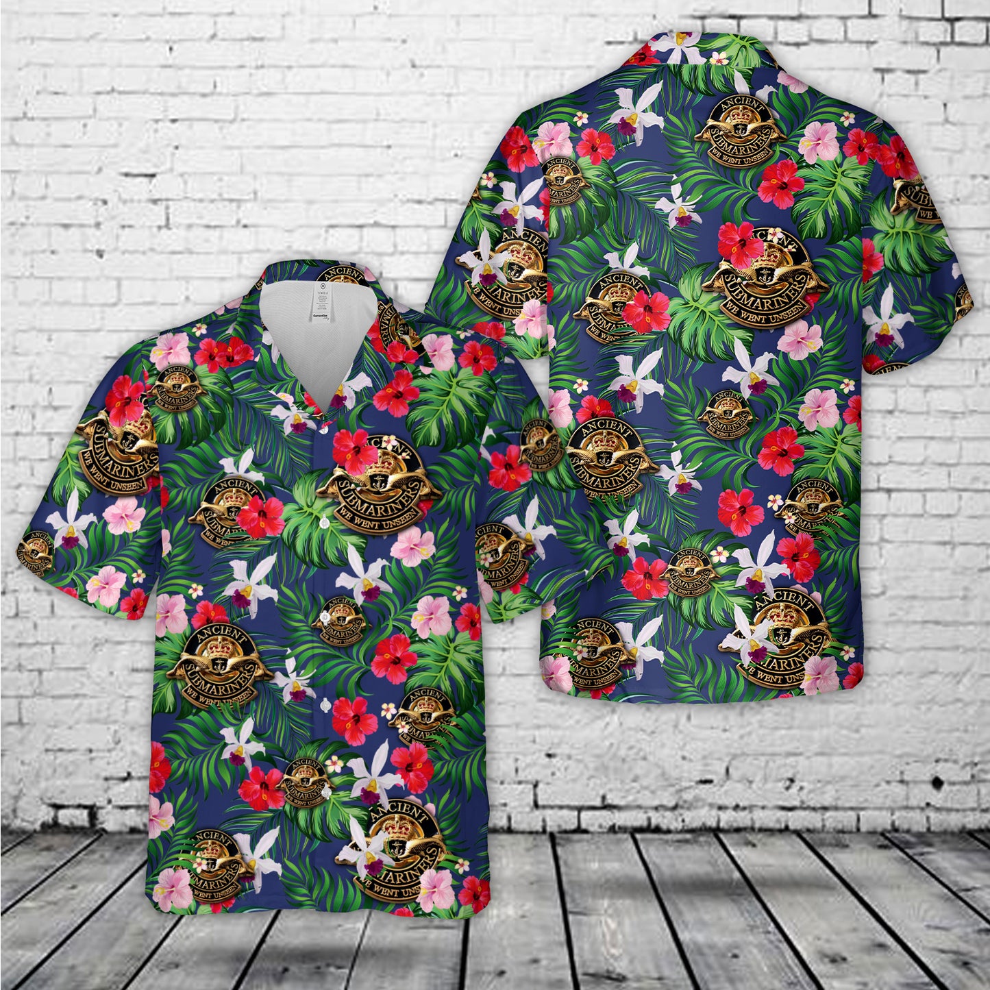 Remembrance Day Royal Navy Ancient Submarines Veteran Badge Hawaiian Shirt