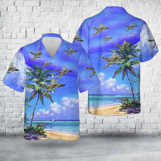 Royal Air Force 19 Squadron Blackburn B 87 "Barghest" F(AW) 3 “WZ507 A” Hawaiian Shirt