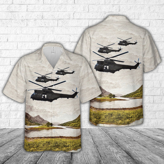 Royal Air Force 33 Squadron Westland SA-330E Puma HC1 XW198 Hawaiian Shirt