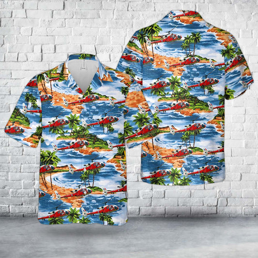 Royal Air Force Aerospatiale (Westland) SA-341D Gazelle HT3 Hawaiian Shirt