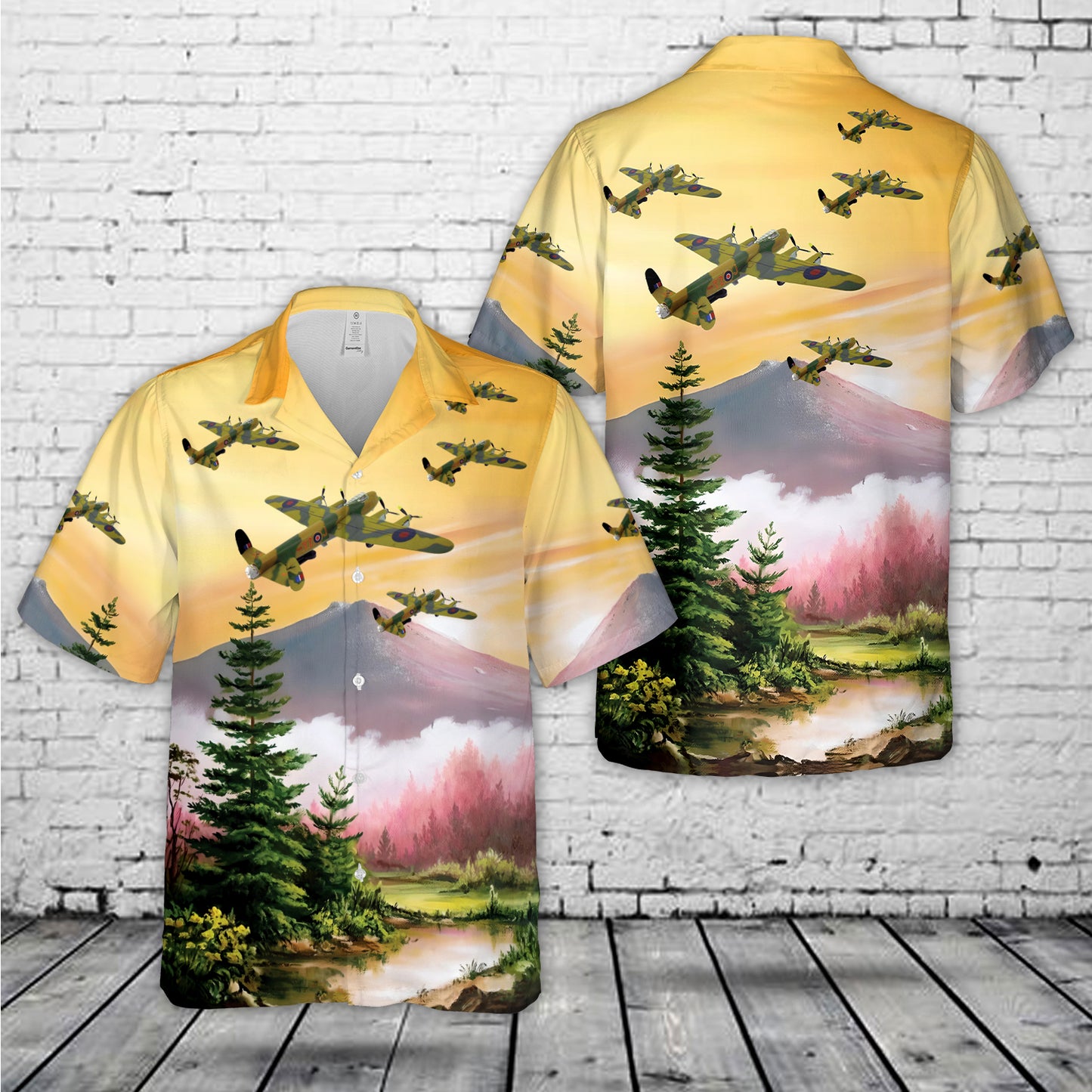 Royal Air Force Avro Lancaster BI Special Bomber Hawaiian Shirt