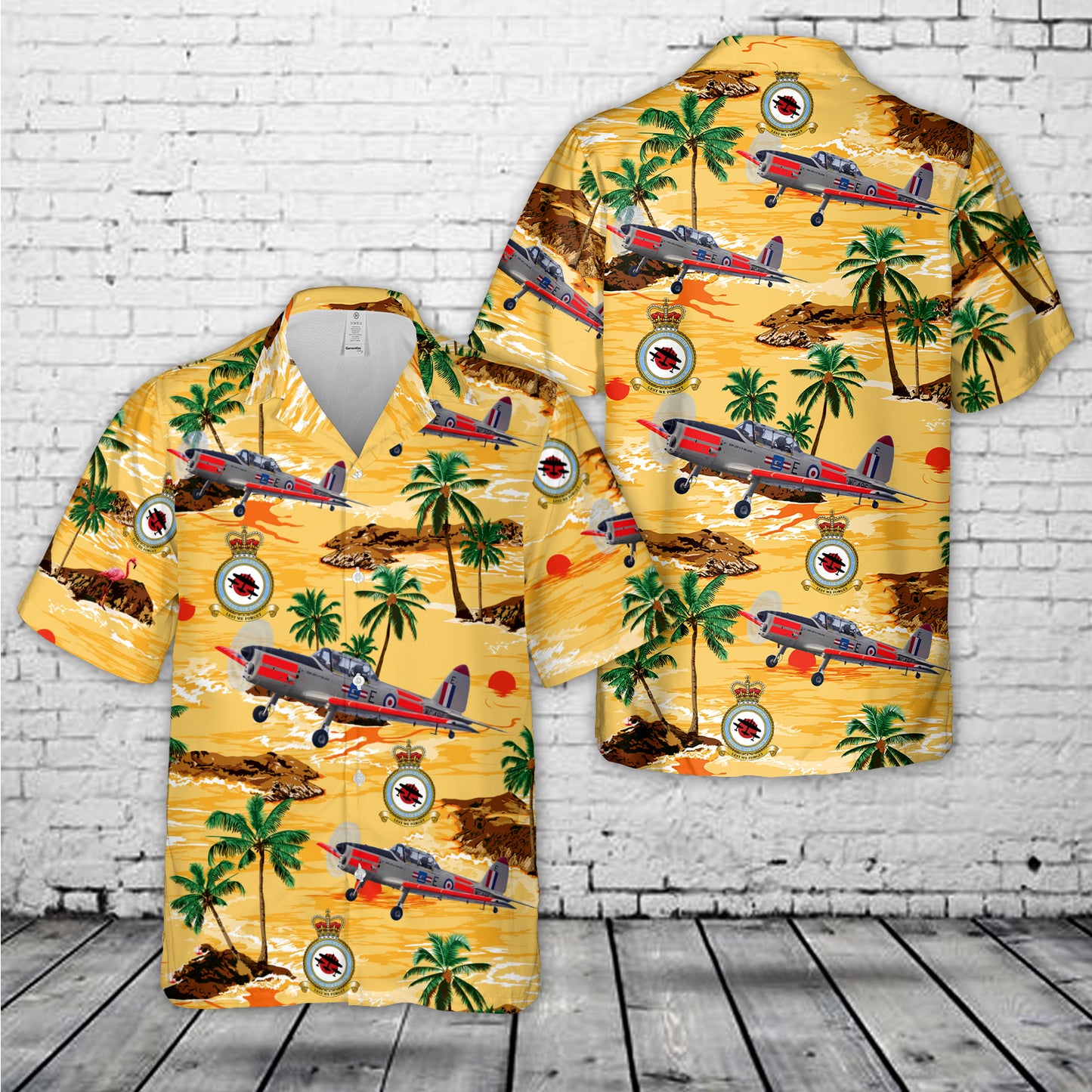 Royal Air Force "Battle of Britain Memorial Flight" Chipmunk WG486 Hawaiian Shirt