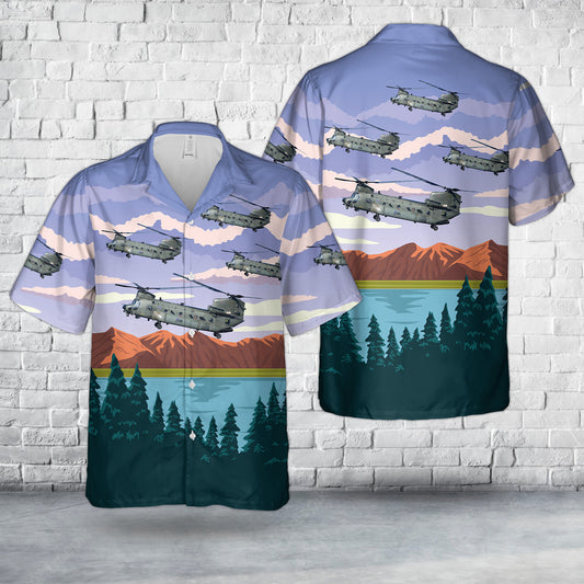 Royal Air Force Boeing Chinook HC3 (352) Hawaiian Shirt
