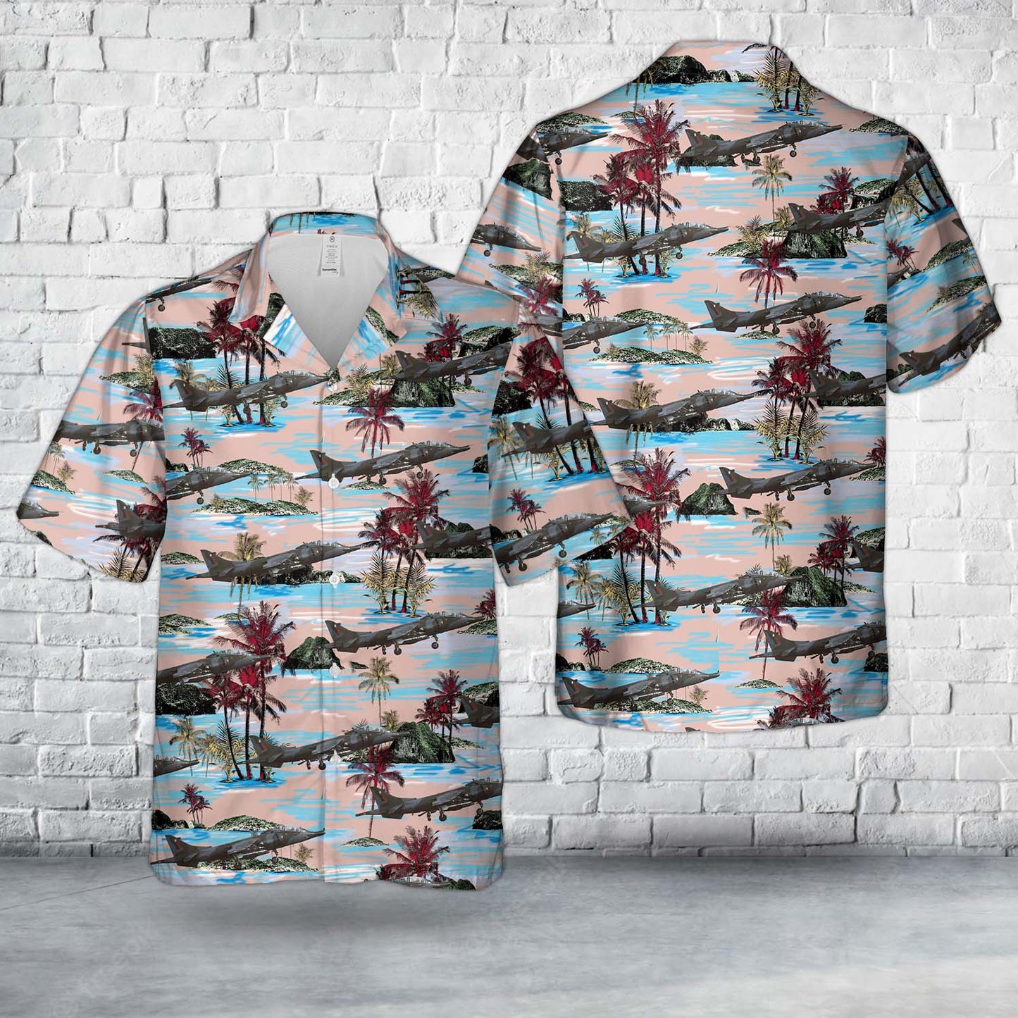 Royal Air Force Hawker Siddeley Harrier T4 Hawaiian Shirt