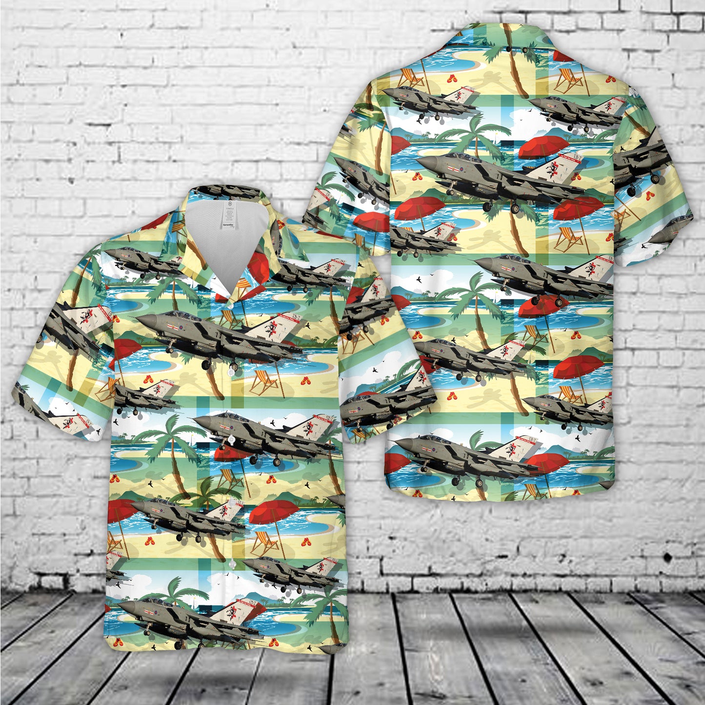 Royal Air Force Panavia Tornado GR4 ZA614 'EB-Z' 41 Squadron Hawaiian Shirt