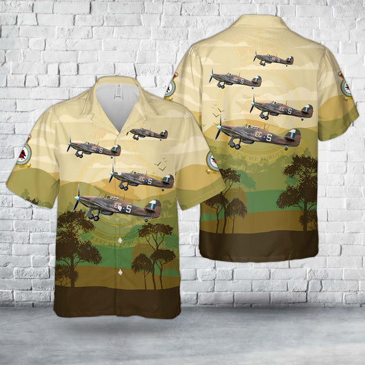 Royal Air Force "Battle of Britain Memorial Flight" Hawker Hurricane Mk.IIc PZ865 Hawaiian Shirt