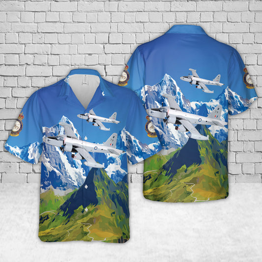 Royal Australian Air Force No. 10 Squadron RAAF Lockheed P2V-7S Neptune Hawaiian Shirt