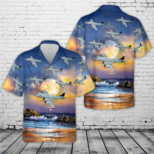 Royal Australian Air Force No. 11 Squadron P-3c Hawaiian Shirt
