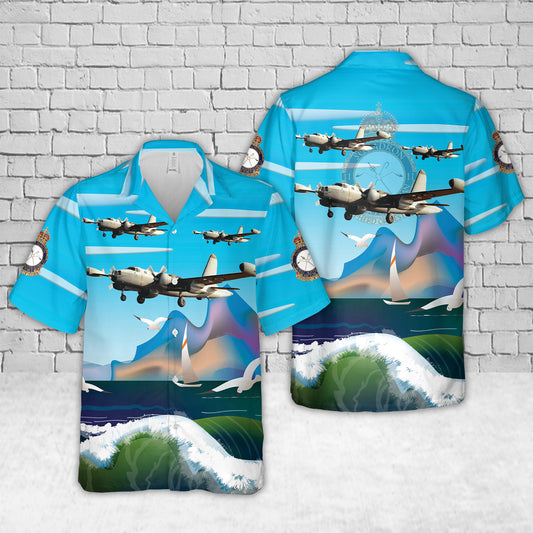 Royal Australian Air Force No. 11 Squadron RAAF Lockheed P2V-5S Neptune Hawaiian Shirt