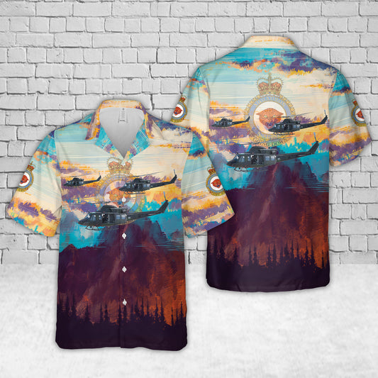 Royal Canadian Air Force 438 Tactical Helicopter Squadron Bell CH-146 Griffon Hawaiian Shirt