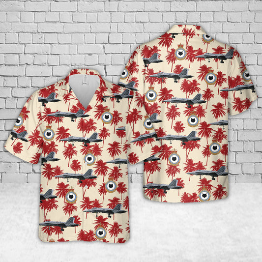 Royal Canadian Air Force 441 Tactical Fighter Squadron McDonnell Douglas CF-18 Hornet Hawaiian Shirt
