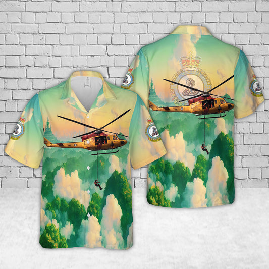 Royal Canadian Air Force 444 Combat Support Squadron CH-146 Griffon Hawaiian Shirt