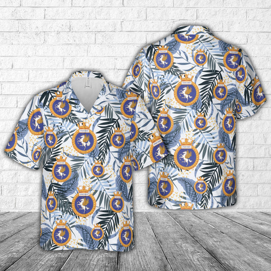 Royal Canadian Navy HMCS Unicorn Hawaiian Shirt