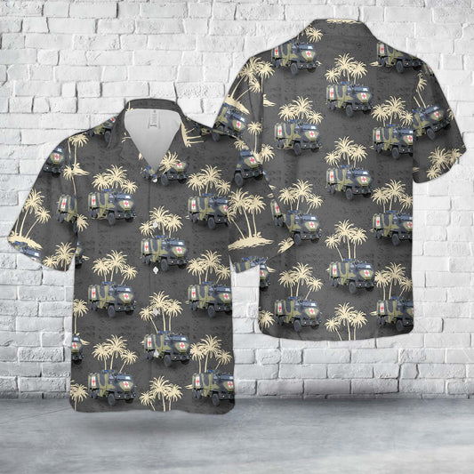 Royal Danish Army MOWAG DURO IIIP 6x6 Hawaiian Shirt