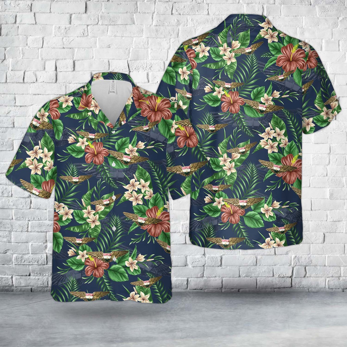 Royal Hungarian Air Force 1st class aviator badge Hawaiian Shirt