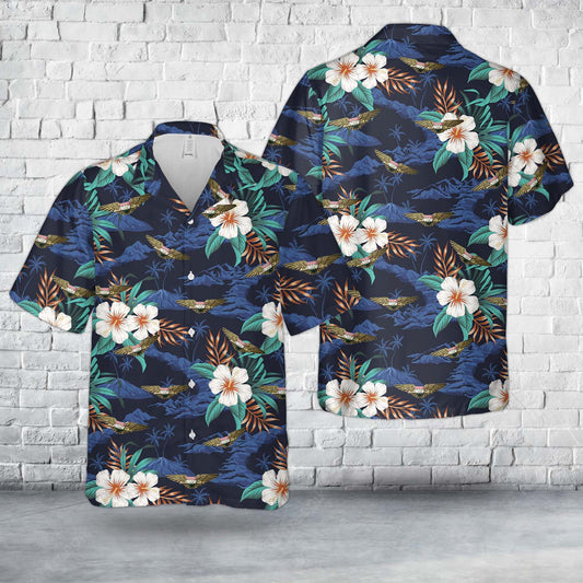 Royal Hungarian Air Force 2nd class aviator badge Hawaiian Shirt