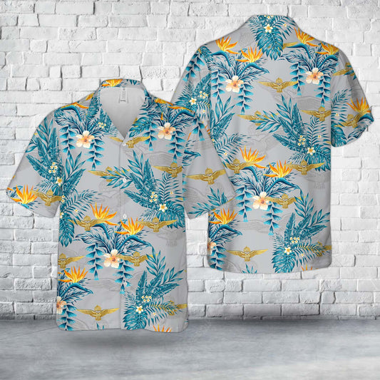 Royal Hungarian Air Force Pilots Badge 1938-1945 Hawaiian Shirt