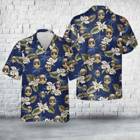 Royal Hungarian Army Master Parachutist Skill Badge 1940-1945 Hawaiian Shirt