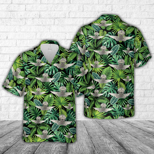 Royal Hungarian Army Paratrooper Badge Hawaiian Shirt