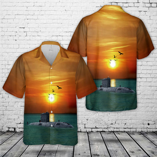 Royal Navy Upholder class submarine Hawaiian Shirt
