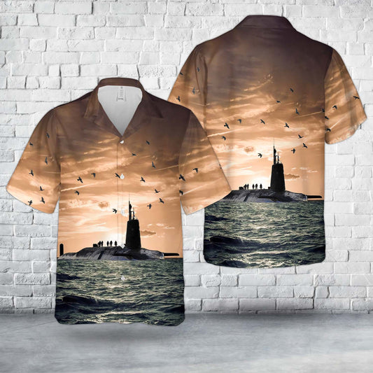 Royal Navy Vanguard class submarine Hawaiian Shirt