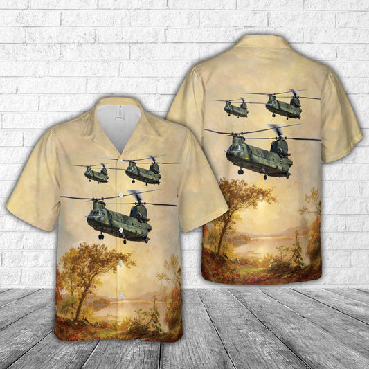 Royal Netherlands Air Force 298 Sqn Boeing CH-47D Chinook Hawaiian Shirt