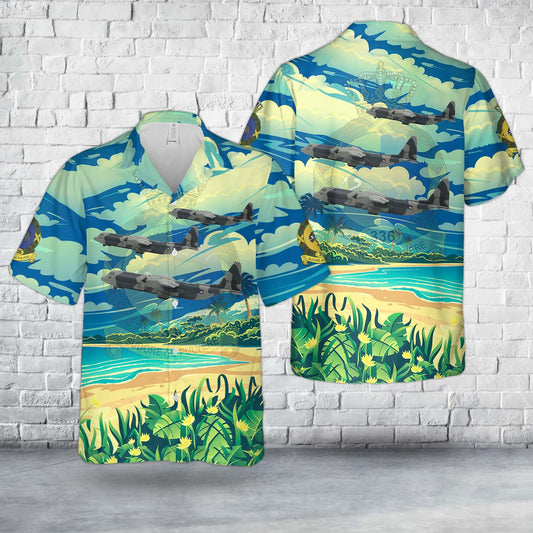 Royal Netherlands Air Force 336 Squadron C-130 No. G-273 Hawaiian Shirt