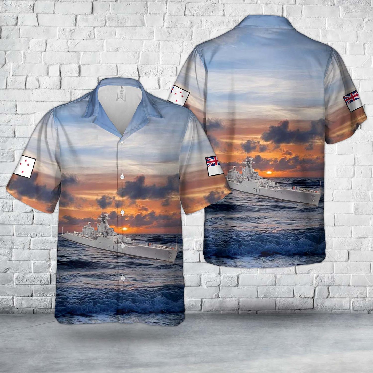 Royal New Zealand Navy HMNZS Otago (F111) Hawaiian Shirt